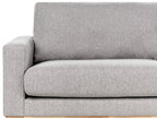 3 Seater Fabric Sofa Grey SIGGARD
