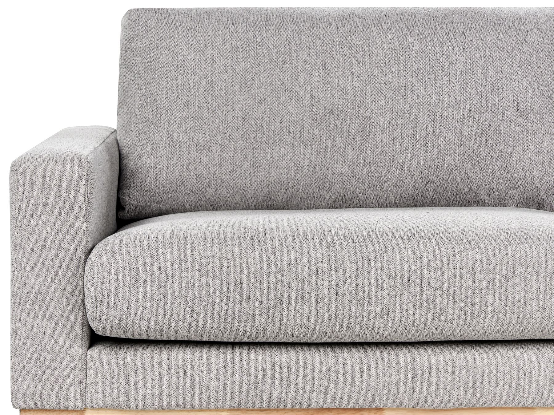 3 Seater Fabric Sofa Grey SIGGARD