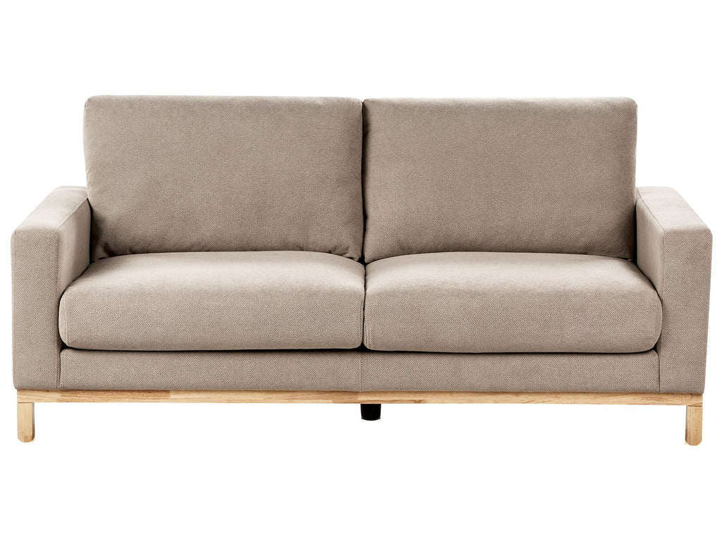 2 Seater Fabric Sofa Taupe SIGGARD