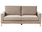 2 Seater Fabric Sofa Taupe SIGGARD
