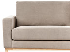 2 Seater Fabric Sofa Taupe SIGGARD