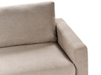 2 Seater Fabric Sofa Taupe SIGGARD