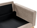 2 Seater Fabric Sofa Taupe SIGGARD