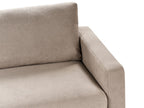 3 Seater Fabric Sofa Taupe SIGGARD