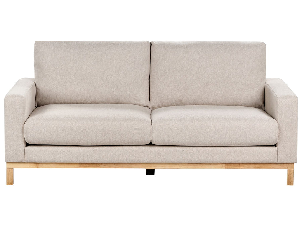 2 Seater Fabric Sofa Beige SIGGARD