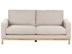 2 Seater Fabric Sofa Beige SIGGARD