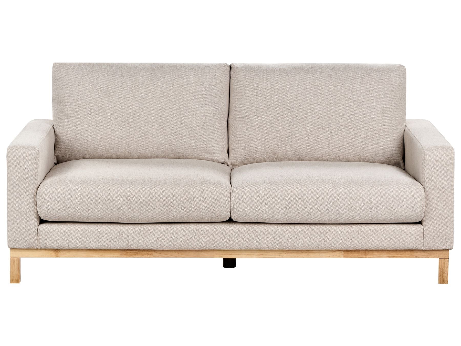 2 Seater Fabric Sofa Beige SIGGARD