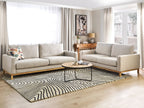 2 Seater Fabric Sofa Beige SIGGARD