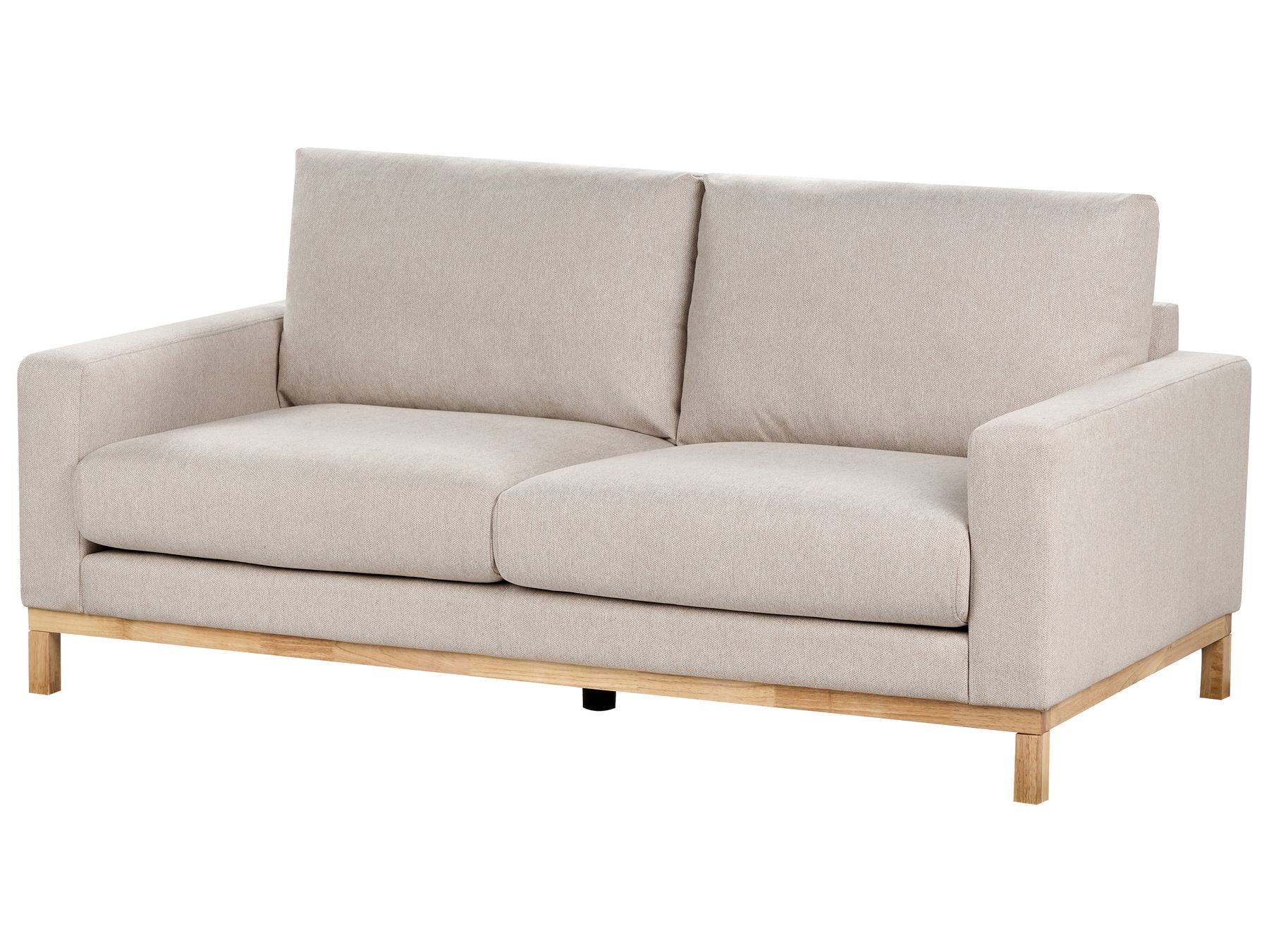 2 Seater Fabric Sofa Beige SIGGARD