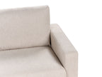 2 Seater Fabric Sofa Beige SIGGARD