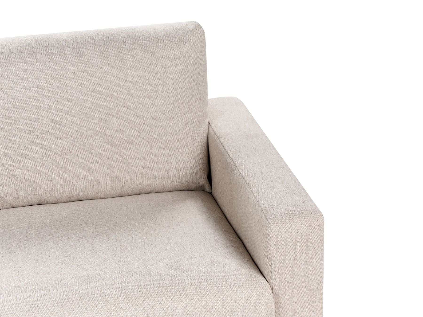 2 Seater Fabric Sofa Beige SIGGARD