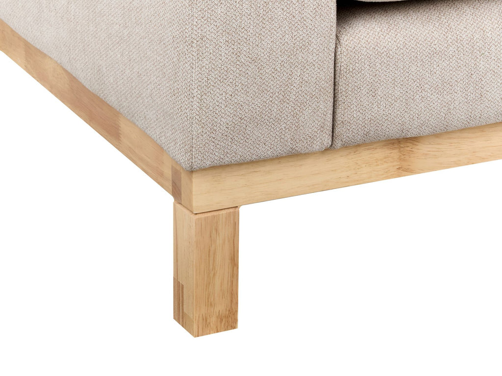2 Seater Fabric Sofa Beige SIGGARD