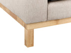 2 Seater Fabric Sofa Beige SIGGARD