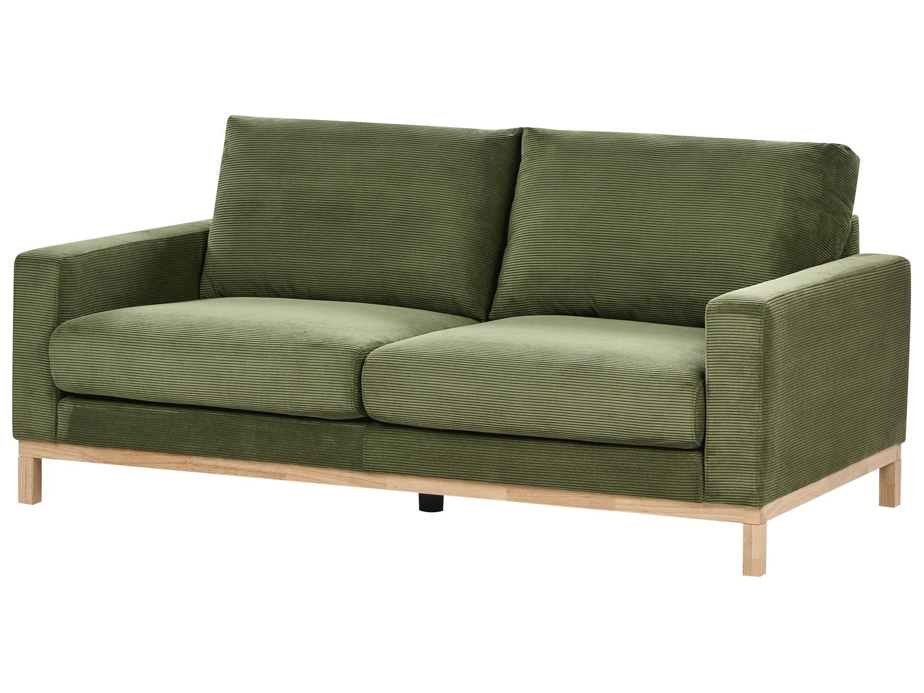 2 Seater Jumbo Cord Sofa Green SIGGARD