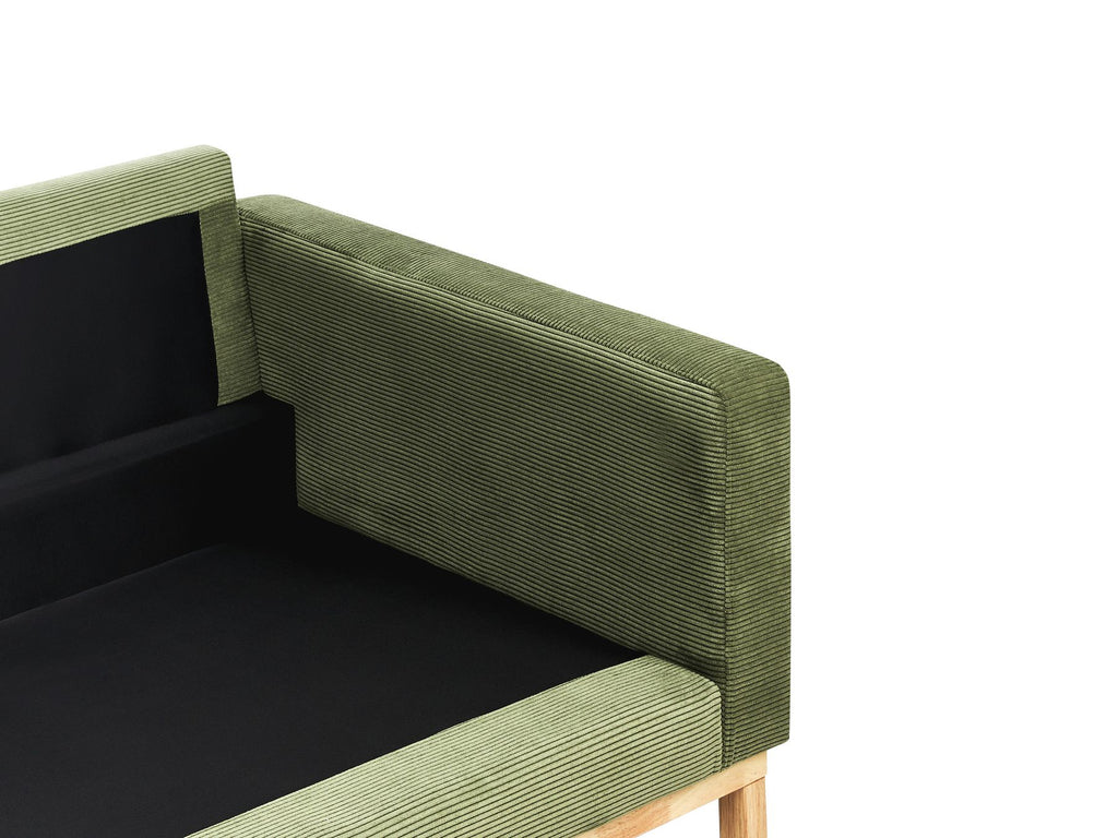 2 Seater Jumbo Cord Sofa Green SIGGARD