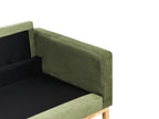 2 Seater Jumbo Cord Sofa Green SIGGARD