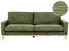 3 Seater Jumbo Cord Sofa Green