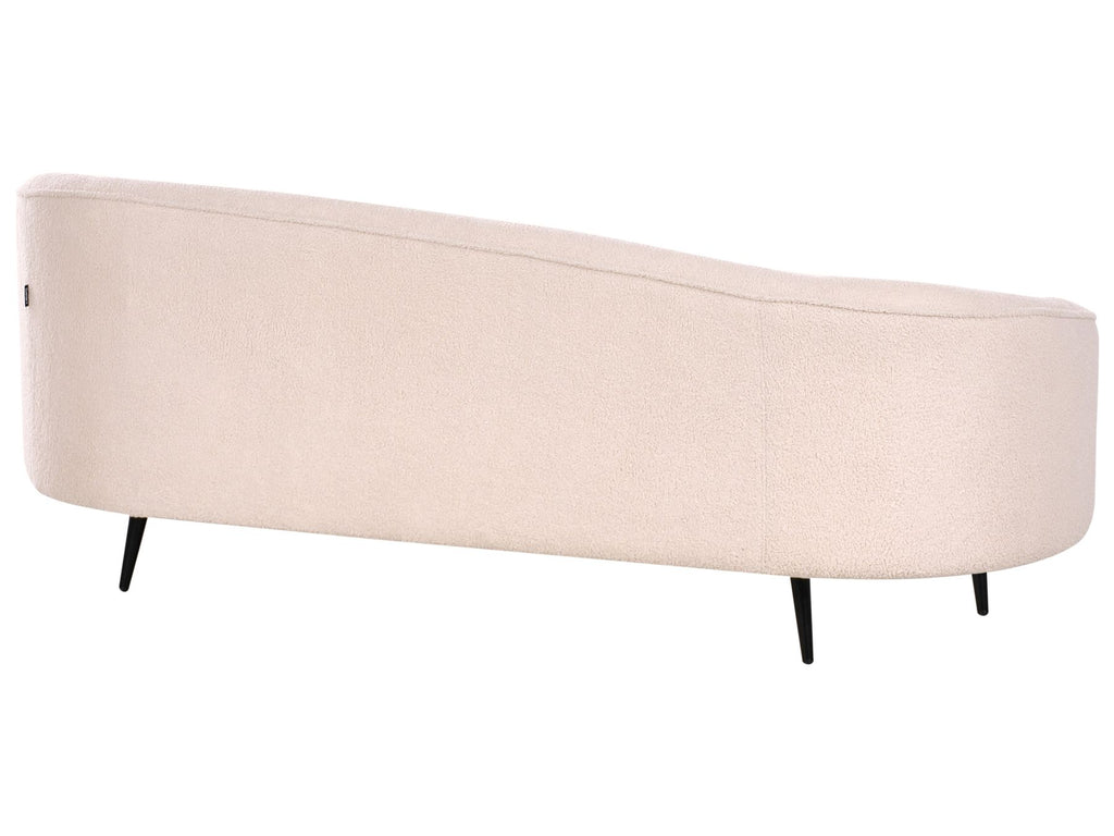 Boucle Sofa Light Beige SAVAR