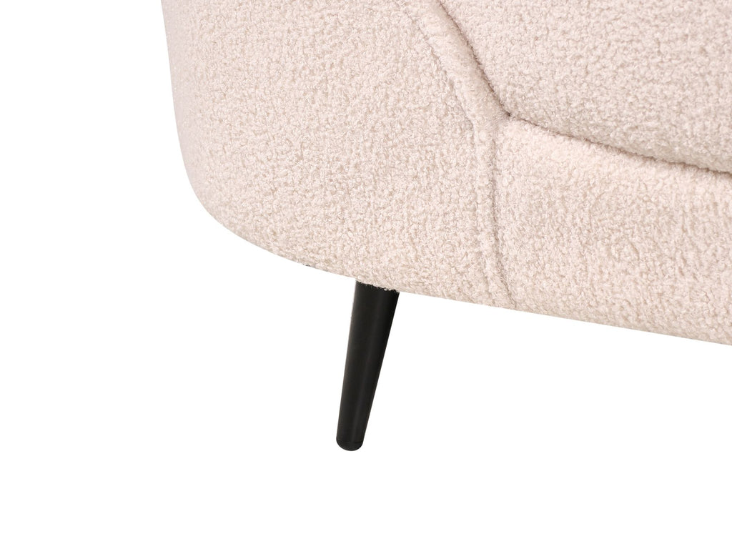 Boucle Sofa Light Beige SAVAR