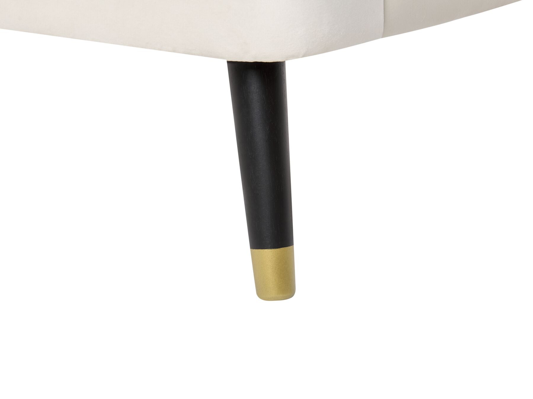 3 Seater Velvet Sofa Off-White ALSVAG