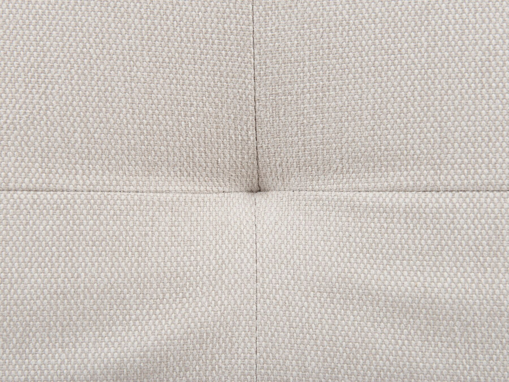 Sofa Bed LEEDS Fabric White 3 Seater