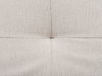 Sofa Bed LEEDS Fabric White 3 Seater
