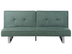 Sofa Bed DUBLIN Fabric Green 3 Seater
