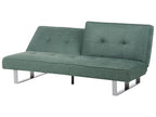 Sofa Bed DUBLIN Fabric Green 3 Seater