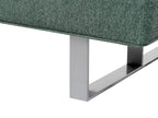 Sofa Bed DUBLIN Fabric Green 3 Seater