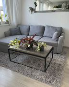 Corner Sofa Bed NESNA Fabric Light Grey with Storage 3 Seater Right Hand