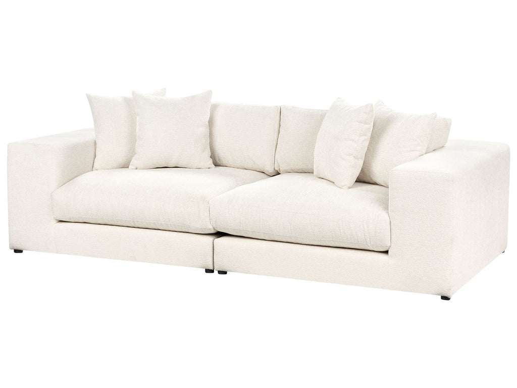 3 Seater Sofa White GLORVIKA II