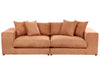 3 Seater Sofa Orange