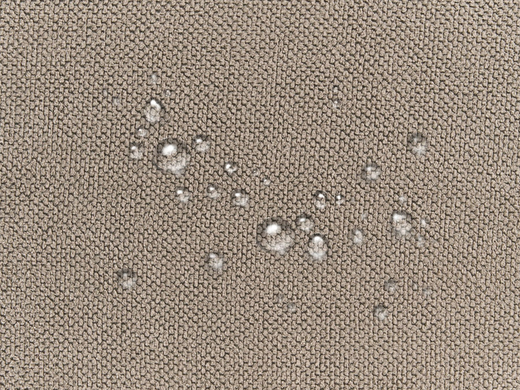3 seater fabric sofa taupe vinstra