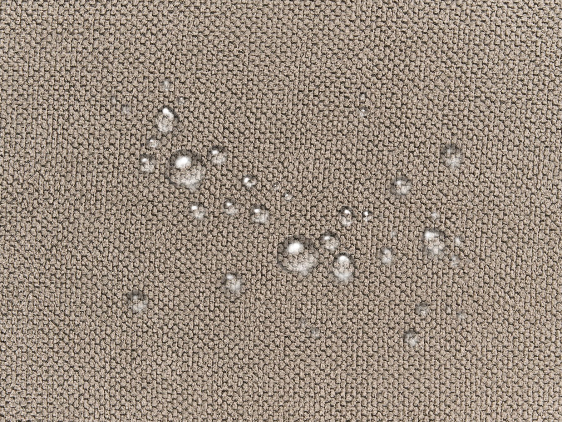 3 seater fabric sofa taupe vinstra