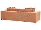 3 Seater Sofa Orange GLORVIKA
