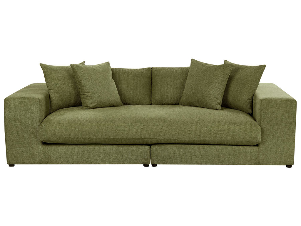 3 Seater Sofa Green GLORVIKA