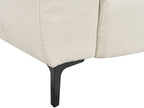2 Seater Fabric Sofa Cream VEGAMO