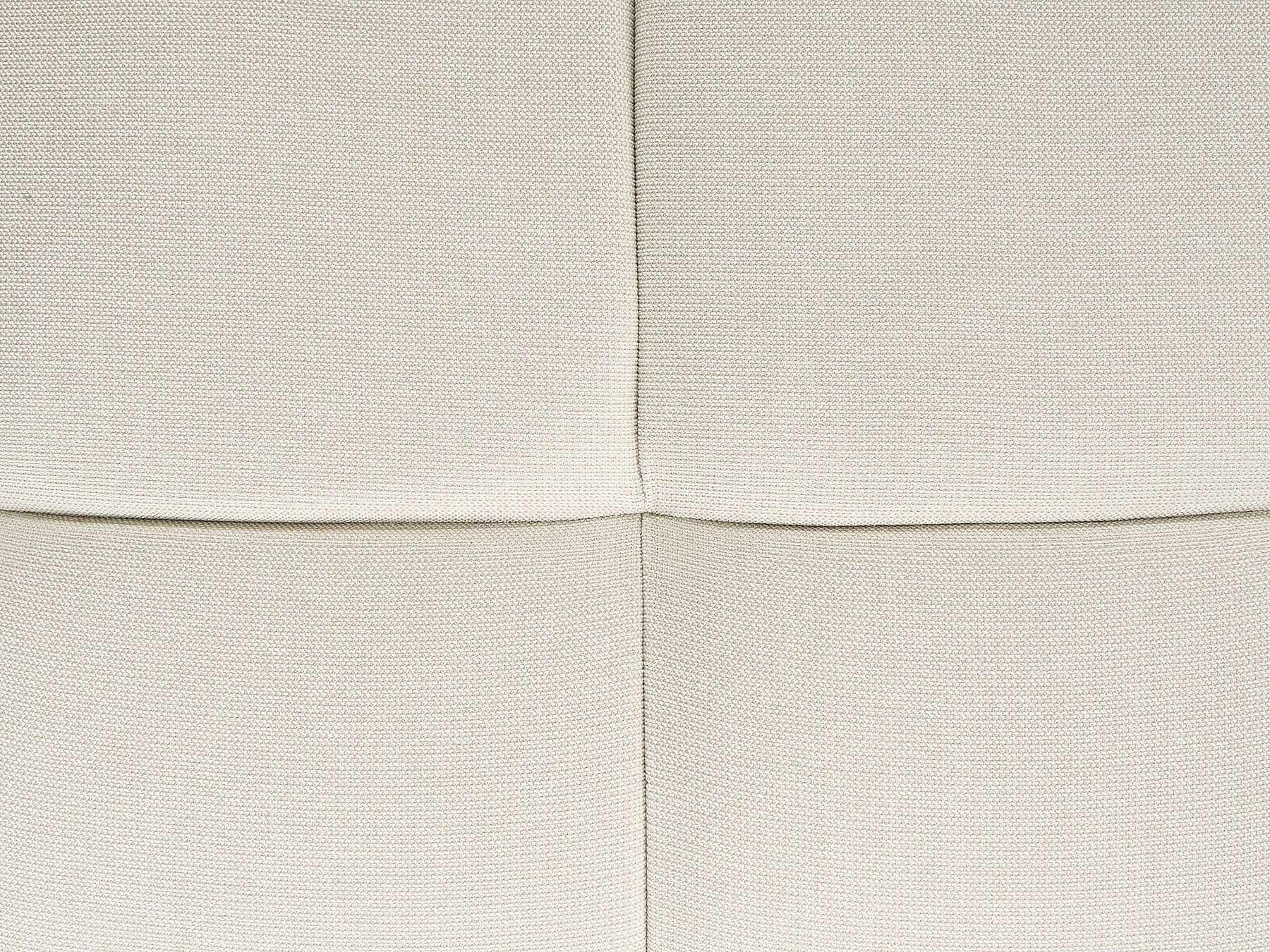 2 Seater Fabric Sofa Cream VEGAMO