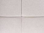 2 Seater Fabric Sofa Beige VEGAMO