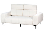 2 Seater Boucle Sofa White VEGAMO