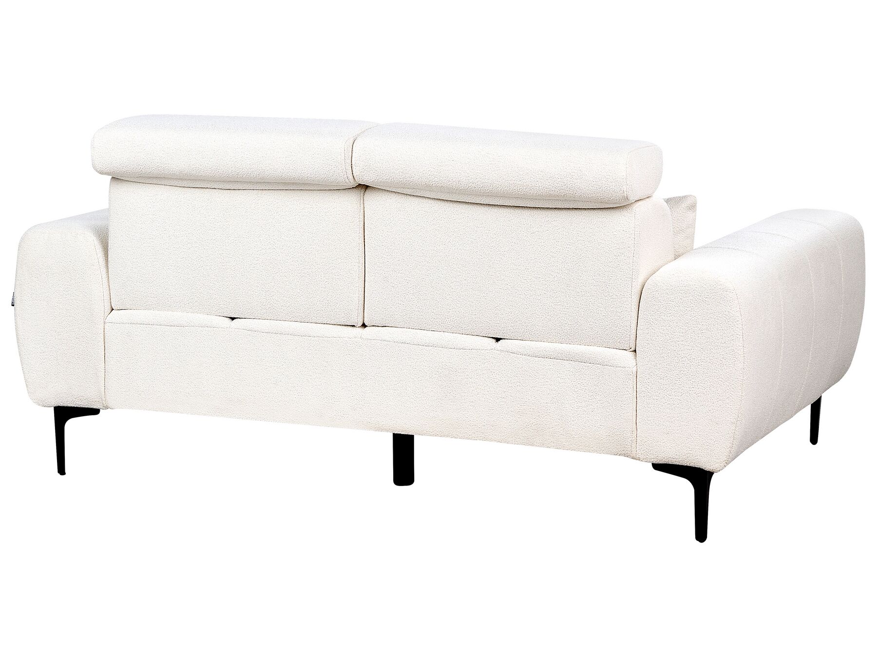 2 Seater Boucle Sofa White VEGAMO