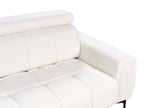 2 Seater Boucle Sofa White VEGAMO