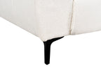 2 Seater Boucle Sofa White VEGAMO