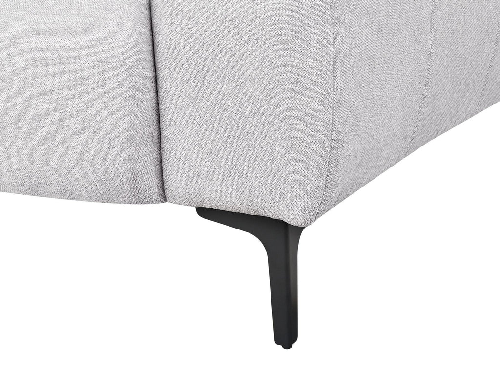 2 Seater Fabric Sofa Grey VEGAMO