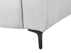 2 Seater Fabric Sofa Grey VEGAMO