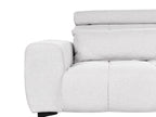 3 Seater Fabric Sofa Grey VEGAMO