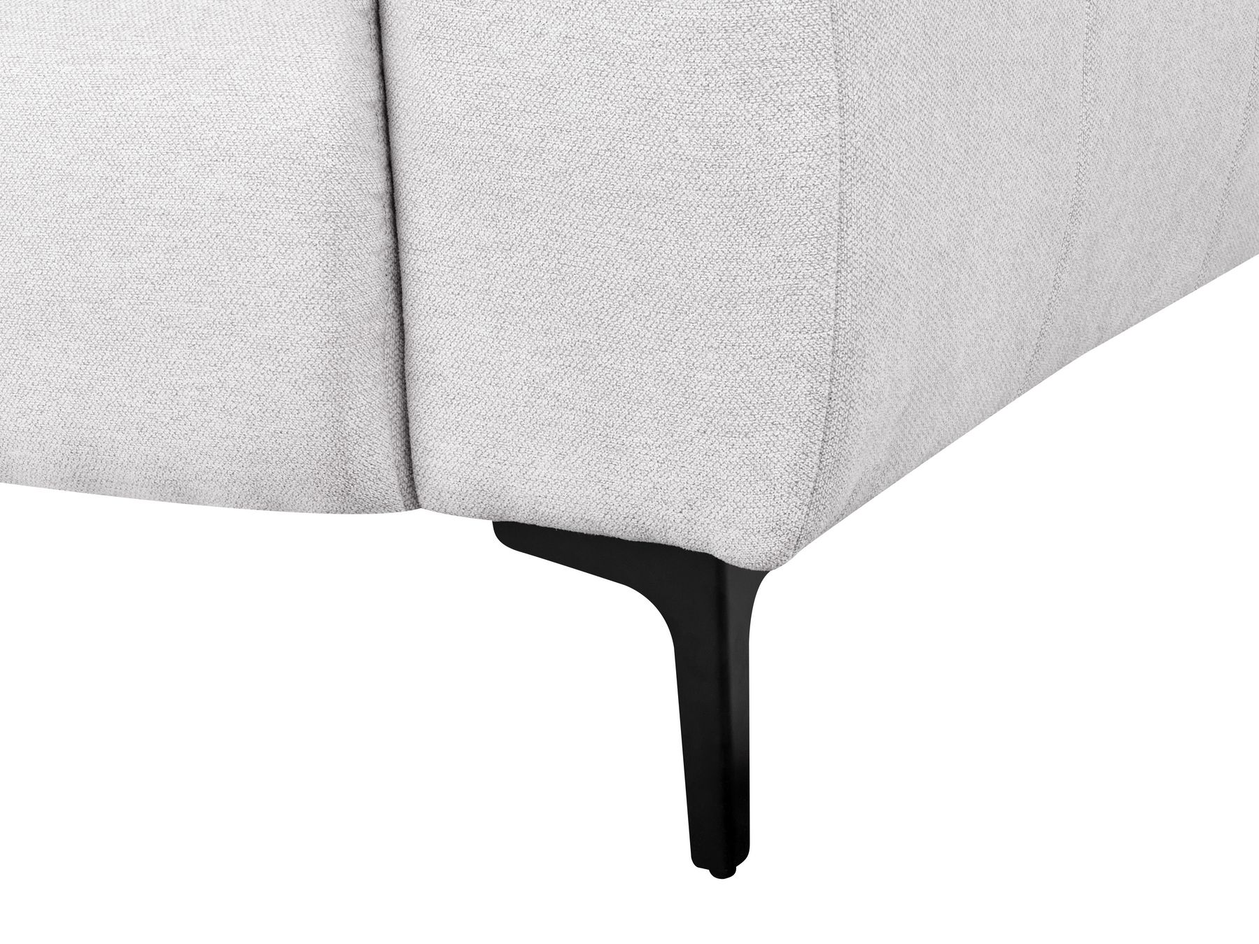 3 Seater Fabric Sofa Grey VEGAMO