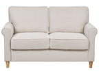 2 Seater Fabric Sofa Light Beige RONNEBY