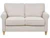 2 Seater Fabric Sofa Light Beige