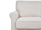2 Seater Fabric Sofa Light Beige RONNEBY